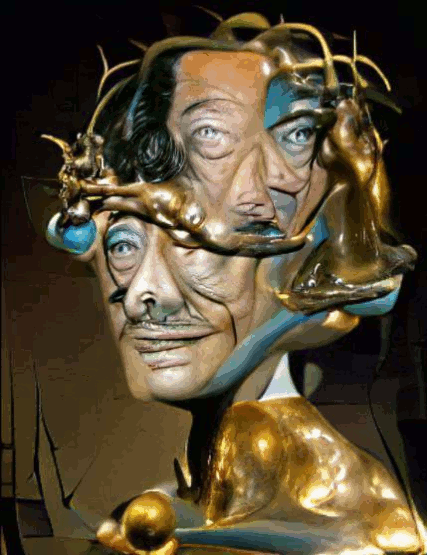 salvador dali sculpture with ai