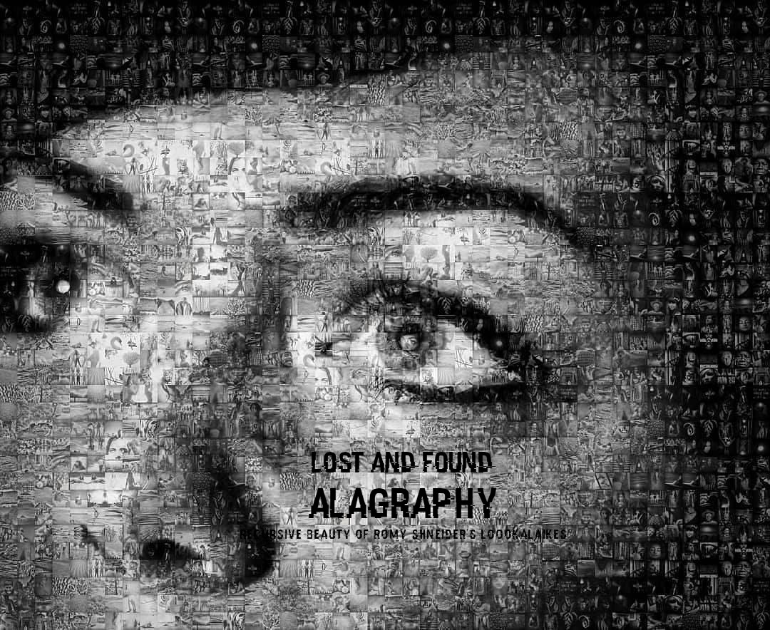 Recursive beauty romy schneider lookalike algorithmic art  by ALAgrApHY