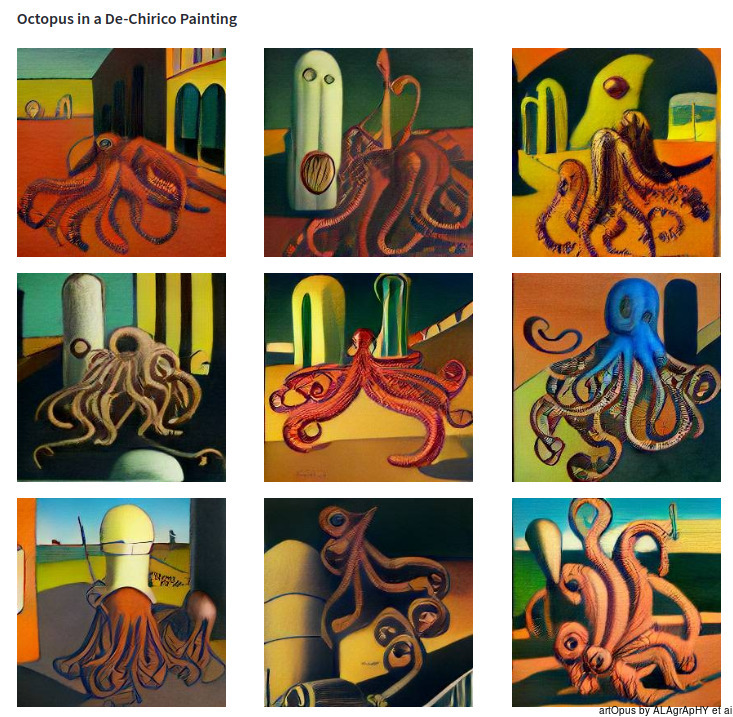 ARTOPUS, octopus paintings by dechirico.png.jpg with ai art and alagraphy