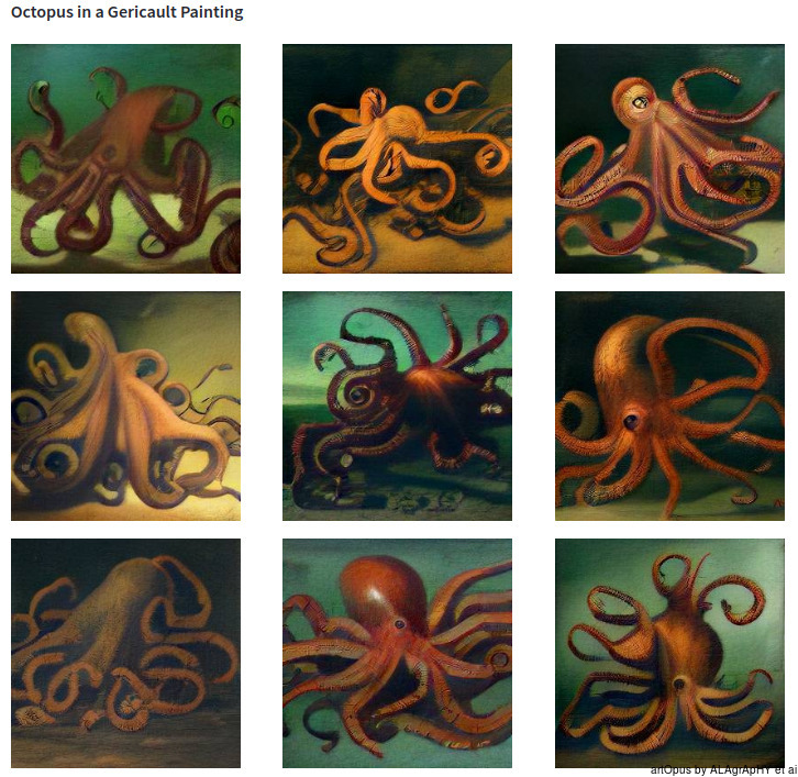 ARTOPUS, octopus paintings by gericault.png.jpg with ai art and alagraphy