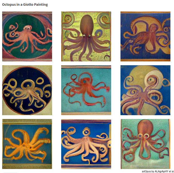 ARTOPUS, octopus paintings by giotto.png.jpg with ai art and alagraphy