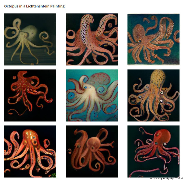 ARTOPUS, octopus paintings by lichtenshtein.png.jpg with ai art and alagraphy
