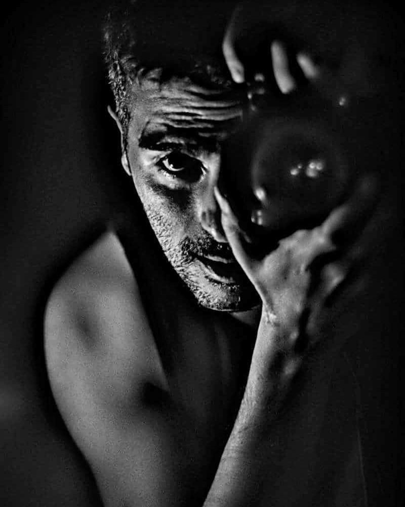 The skin of a body I used to inhabit  selfportrait... more monochrome photography at http://bnw.alahay.org