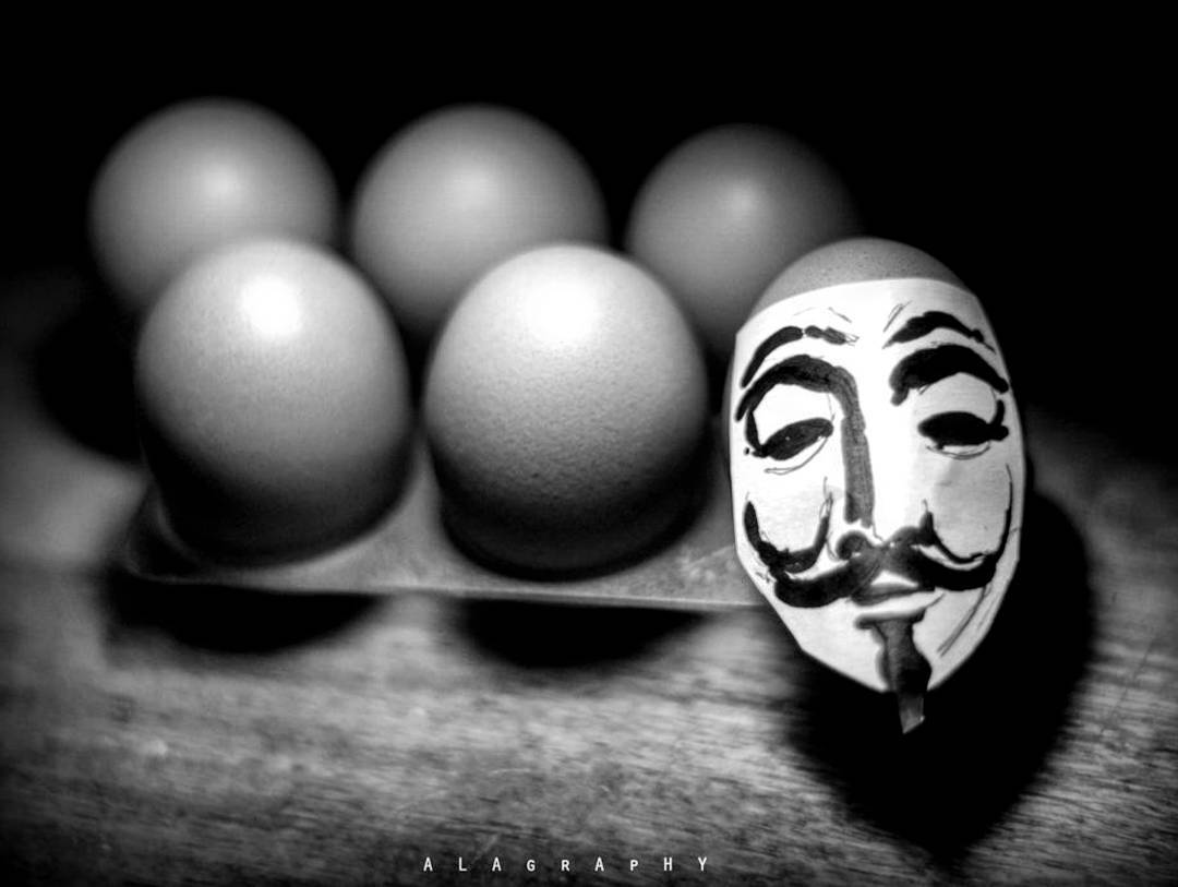  anonymous  eggs asking you how do you like us coo... more monochrome photography at http://bnw.alahay.org