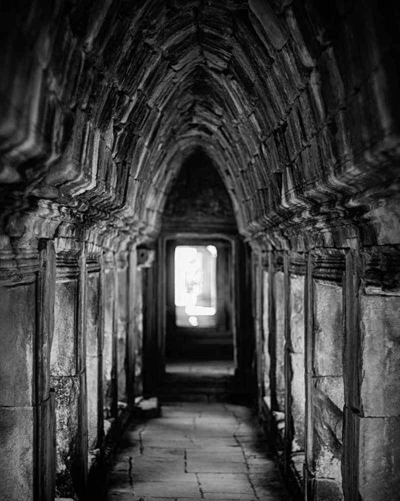 Cambodian  temple ... more monochrome photography at http://bnw.alahay.org