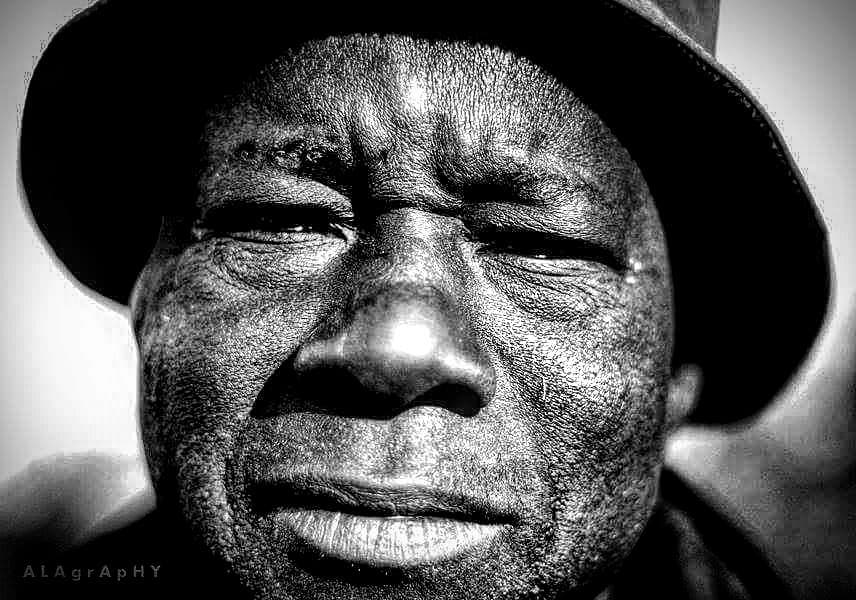 Teary  eyes  shining for the  sun and the  photogr... more monochrome photography at http://bnw.alahay.org
