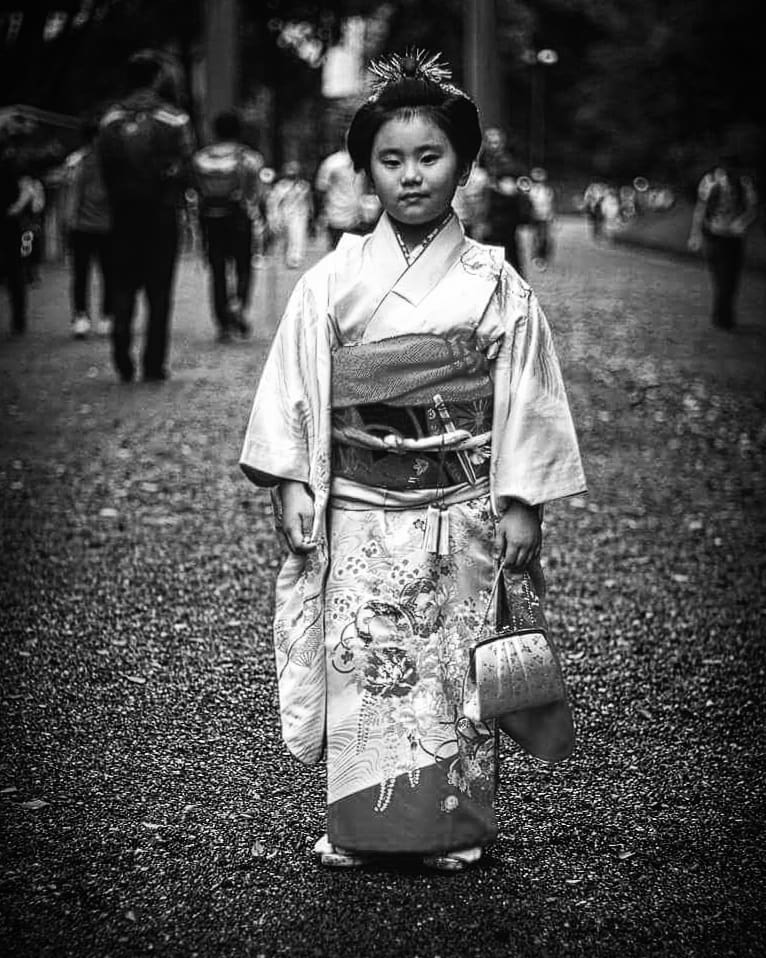 When in  japan .  tokyo  kyoto  geisha  cutes  cut... more monochrome photography at http://bnw.alahay.org